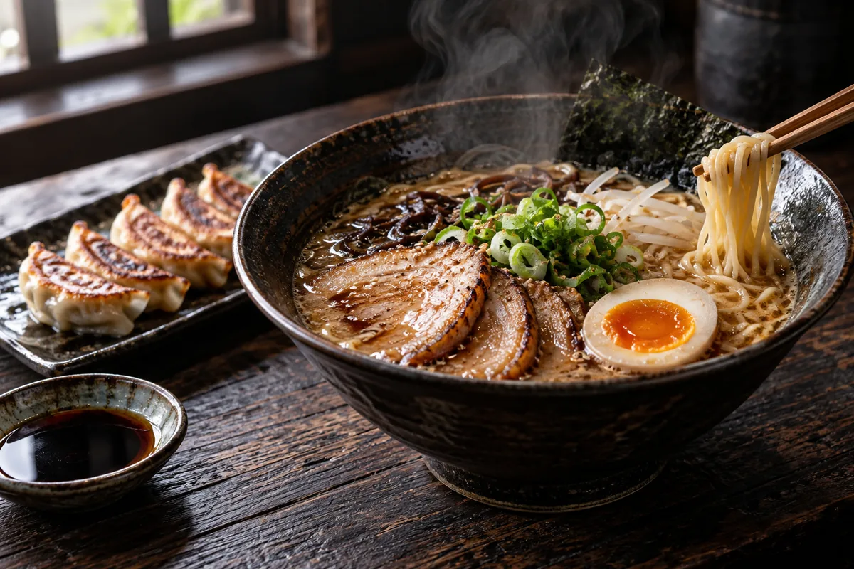 Illustration éditoriale pour Naruto, cuisine japonaise