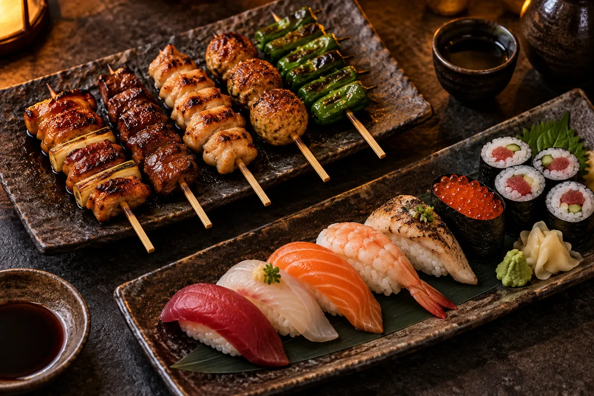 Illustration éditoriale pour Sushi 78200, cuisine japonaise