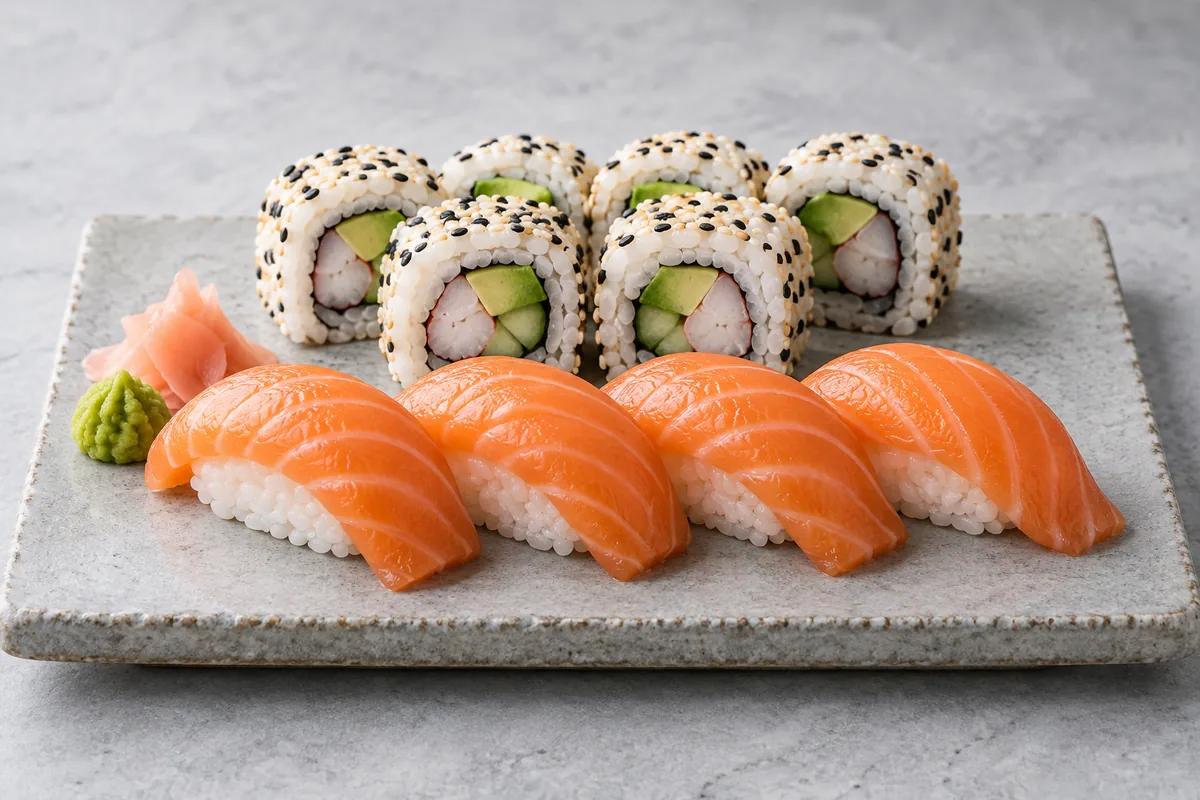 Illustration éditoriale pour Sushi Star, cuisine japonaise