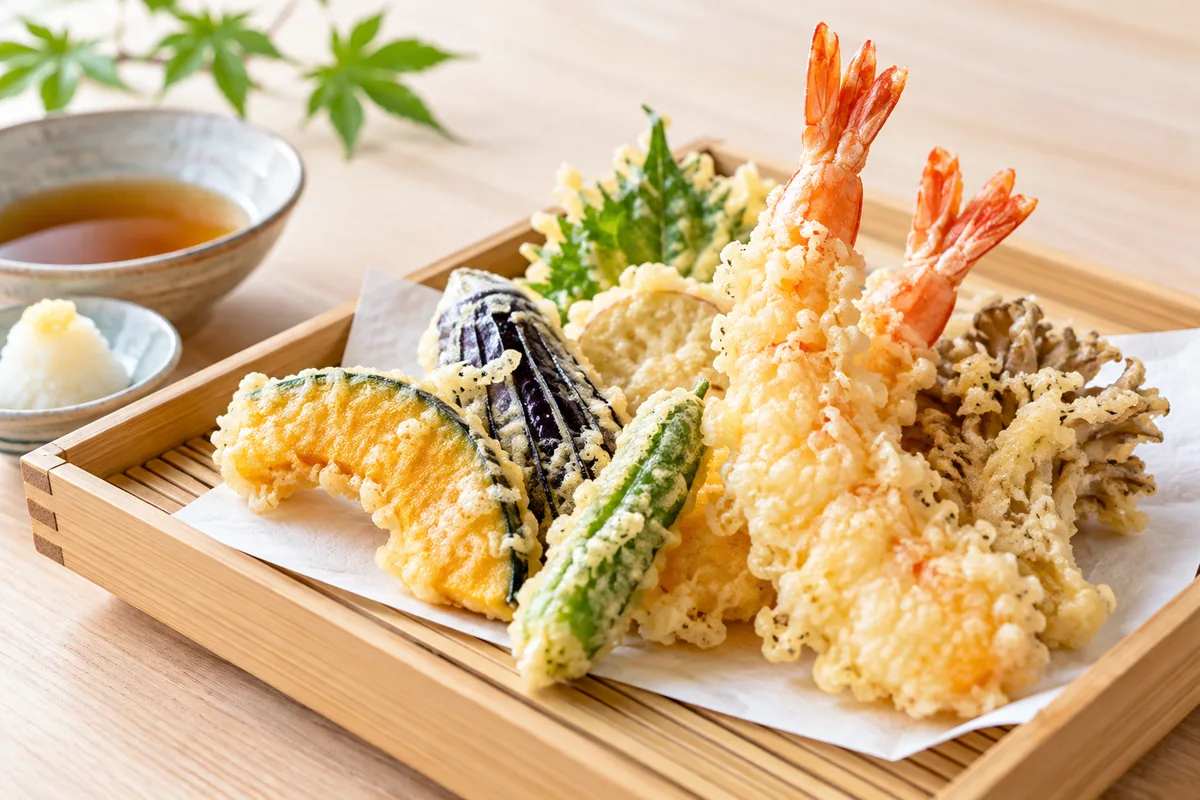 Illustration : Tempura japonaise