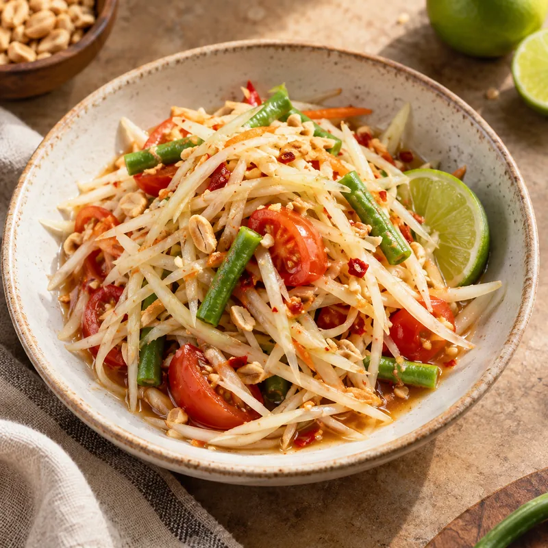 Salade de papaye