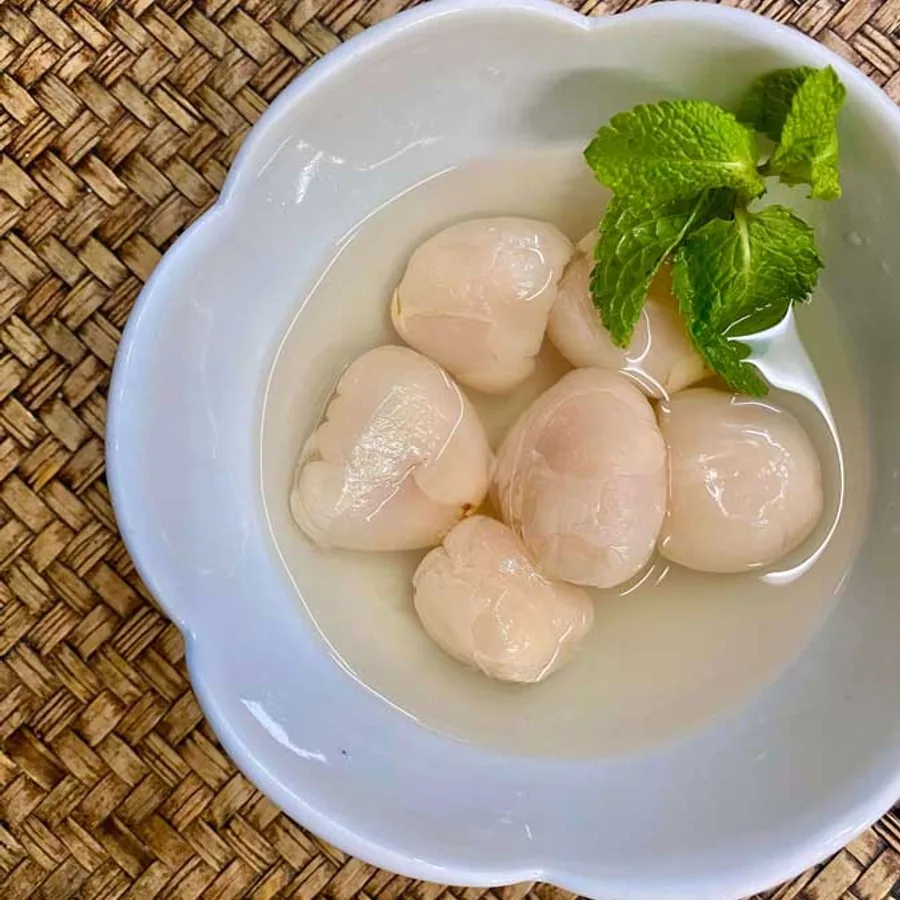 Lychees au sirop chez Lanna Thaï